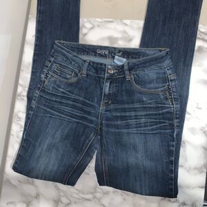 Dark Blue Skinny Jeans for Women - Stretch Denim